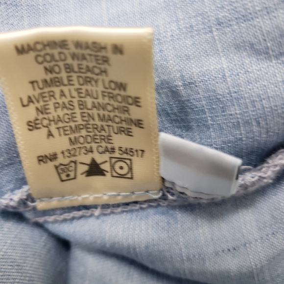 Cloth & Stone Chambray Denim off Shoulder Dress - Picture 8 of 8